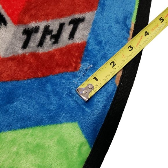 Minecraft Fleece Twin Blanket Kid Plush Throw Cover All Over Print 88 in x 56 in - Picture 6 of 7